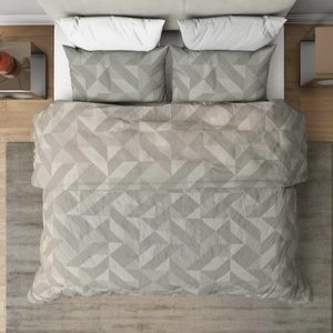 Lexi 3 Piece Duvet Set - Grey